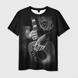 Мужская футболка 3D Гитарист