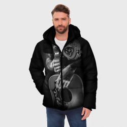Мужская зимняя куртка 3D Гитарист - фото 2