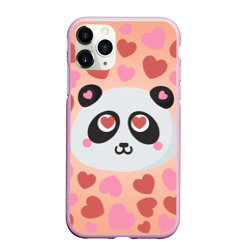 Чехол для iPhone 11 Pro Max матовый Влюбленная панда