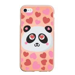 Чехол для iPhone 6Plus/6S Plus матовый Влюбленная панда
