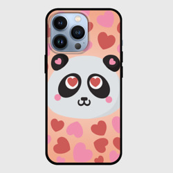Чехол для iPhone 13 Pro Влюбленная панда