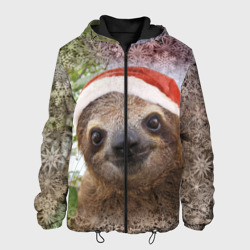 Мужская куртка 3D Рождественский ленивец