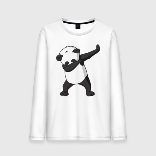 Мужской Лонгслив Panda dab (хлопок)