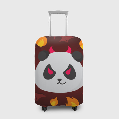 Чехол для чемодана 3D Панда дьяволенок, цвет 3D печать