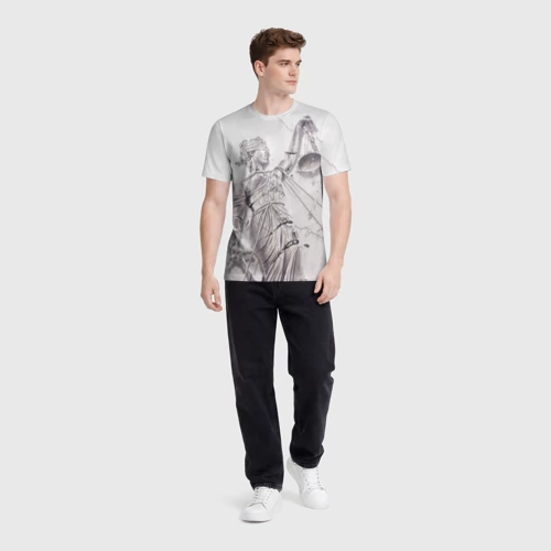 Мужская футболка 3D с принтом Metallica 3, вид сбоку #3