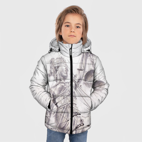 Зимняя куртка для мальчиков 3D Metallica 3, цвет черный - фото 3