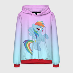 Мужская толстовка 3D Rainbowdash