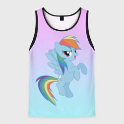 Мужская майка 3D Rainbowdash