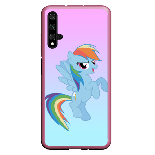 Чехол для Honor 20 Rainbowdash, цвет малиновый