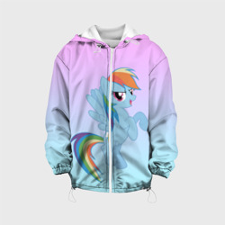 Детская куртка 3D Rainbowdash