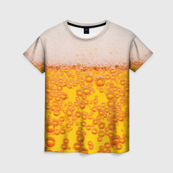 Женская футболка 3D Пивная тема