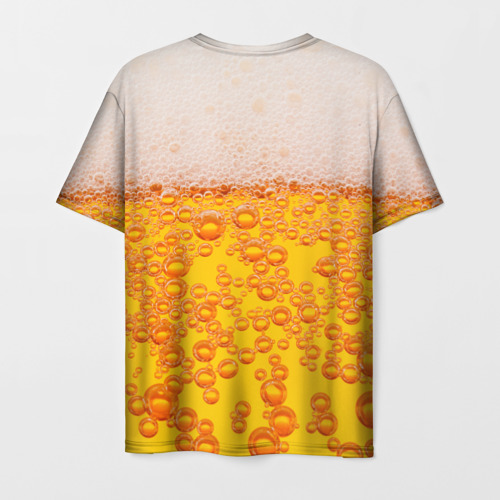 Мужская футболка 3D Пивная тема, цвет 3D печать - фото 2