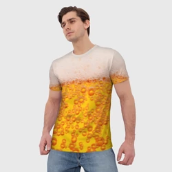 Мужская футболка 3D Пивная тема - фото 2