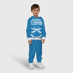 Детский костюм с толстовкой 3D Лыжник или сноубордист - фото 2