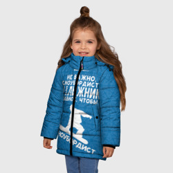 Зимняя куртка для девочек 3D Сноубордист или лыжник - фото 2