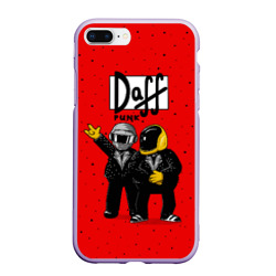 Чехол для iPhone 7Plus/8 Plus матовый Daff Punk