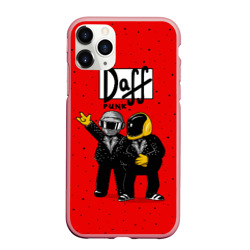 Чехол для iPhone 11 Pro Max матовый Daff Punk