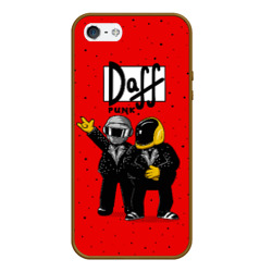 Чехол для iPhone 5/5S матовый Daff Punk