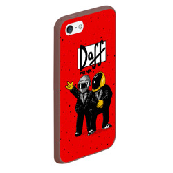 Чехол для iPhone 5/5S матовый Daff Punk - фото 2