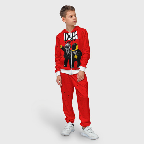 Детский 3D костюм с принтом Daff Punk, фото на моделе #1