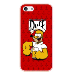 Чехол для iPhone 5/5S матовый Duff Beer