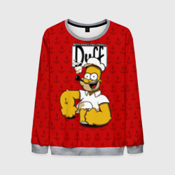 Мужской свитшот 3D Duff Beer