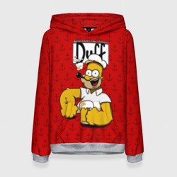 Женская толстовка 3D Duff Beer