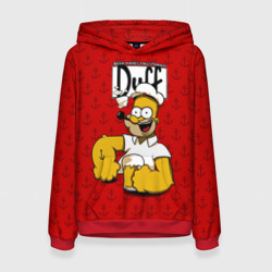 Женская толстовка 3D Duff Beer