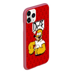 Чехол для iPhone 11 Pro Max матовый Duff Beer - фото 2