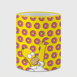 Кружка с полной запечаткой Пончики Гомера Симпсона - фото 2