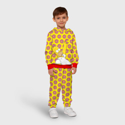 Детский костюм с толстовкой 3D Пончики Гомера Симпсона - фото 2