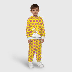 Детский костюм с толстовкой 3D Пончики Гомера Симпсона - фото 2