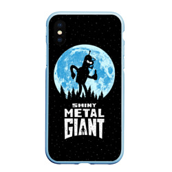 Чехол для iPhone XS Max матовый Bender Metal Giant