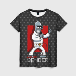 Женская футболка 3D Bender Presley