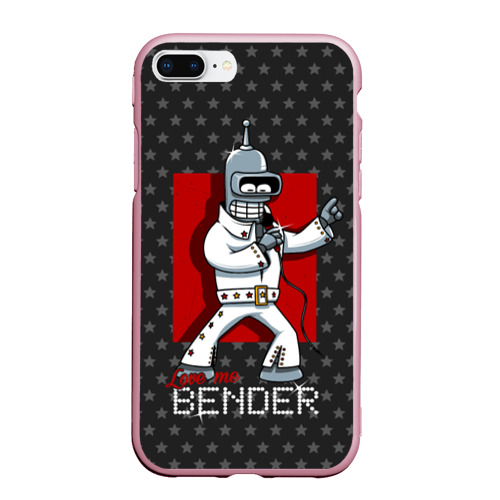 Чехол для iPhone 7Plus/8 Plus матовый Bender Presley, цвет розовый