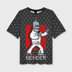 Женская футболка oversize 3D Bender Presley