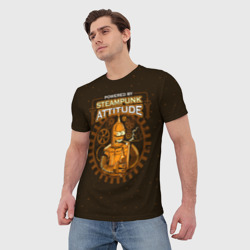 Мужская футболка 3D Steampunk Attitude - фото 2