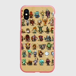 Чехол для iPhone XS Max матовый Dota 2 All