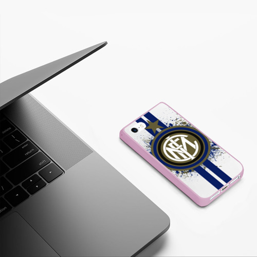 Чехол для iPhone 5/5S матовый Internazionale, цвет розовый - фото 5