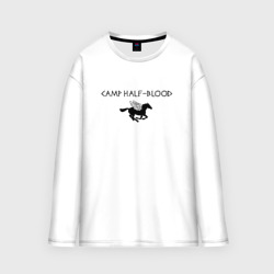 Женский лонгслив oversize хлопок Camp Half-Blood