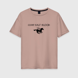 Женская футболка хлопок Oversize Camp Half-Blood
