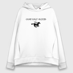 Camp Half-Blood – Женское худи Oversize хлопок с принтом купить со скидкой в -20%