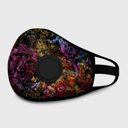 Маска из неопрена Радужные монстры