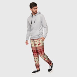 Мужские брюки 3D Зимние олени - фото 2