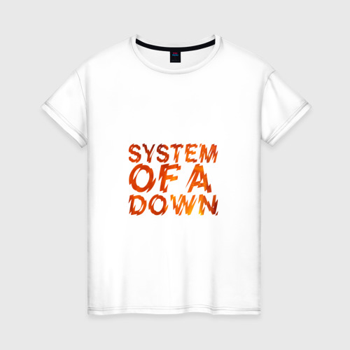 Женская футболка хлопок System of a Down