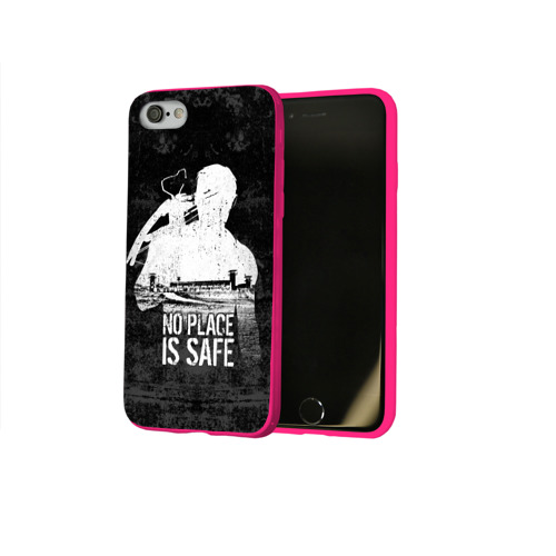 Чехол для Apple iPhone 8 силиконовый глянцевый No Place is Safe Фото 01 Чехол для Apple iPhone 8 силиконовый глянцевый No Place is Safe Фото 01
