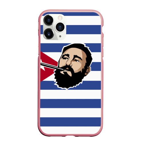 Чехол для iPhone 11 Pro Max матовый Fidel Castro, цвет баблгам