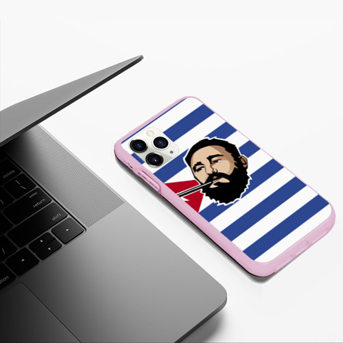 Чехол для iPhone 11 Pro Max матовый Fidel Castro - фото 5