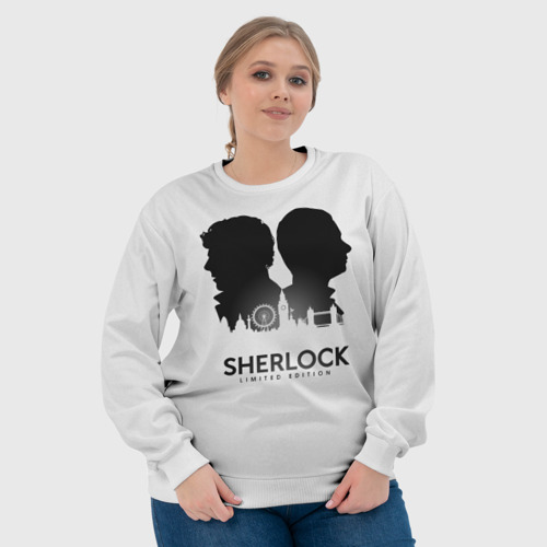 Женский свитшот 3D Sherlock Edition, цвет 3D печать - фото 6