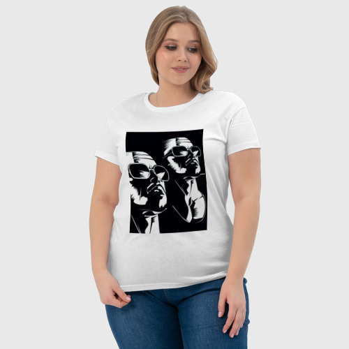 Женская футболка хлопок Fight Club, цвет белый - фото 6